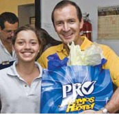 Rebecca Villalobos y Felipe Pozuelo.